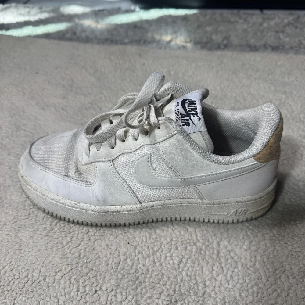 Nike Air‎ Force 1 Shoes Womens Size 4.5 Cork Sustainable DV7184-001 Sneakers